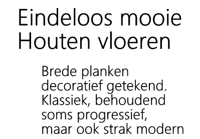 Houten vloer aanbieding. Aanbieding met gratis olie. Gratis vloerolie bij de Vloerderij