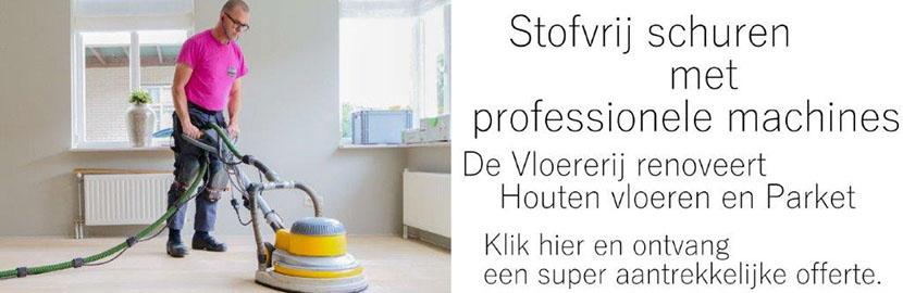 Houten vloer en parket renovatie.