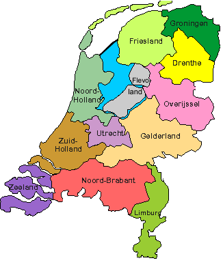 Klik op een provincie