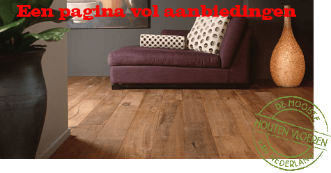 De beste houten vloeren aanbiedingen van Nederland