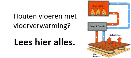 Houten vloeren aanbiedingen ook geschikt voor vloerverwaraming