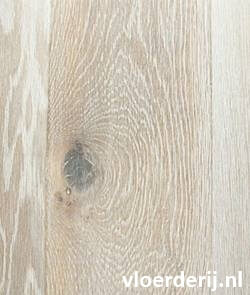 Houten vloer in witte olie, white wash